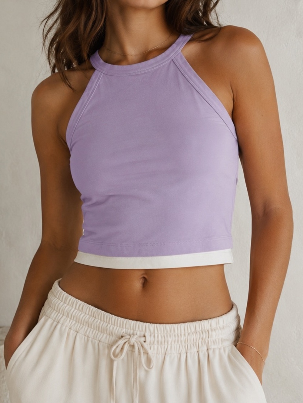 Anthro Daily practice High-Neck Tank Top
